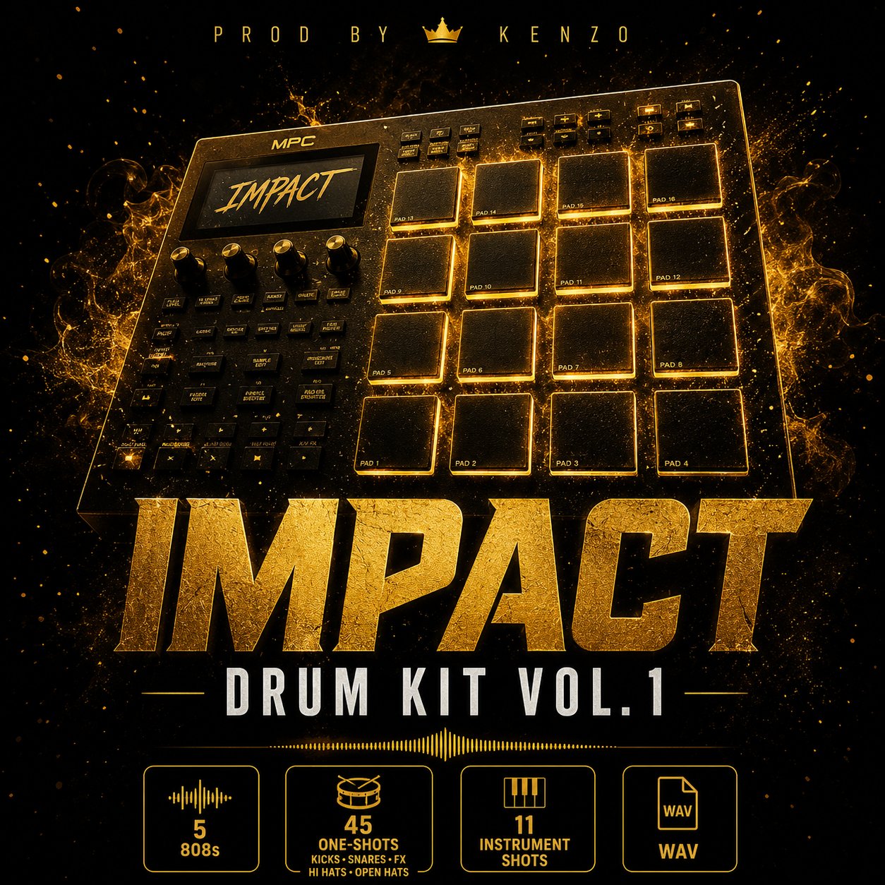 Prod by Kenzo - Impact Drum Kit Vol. 1 cover art